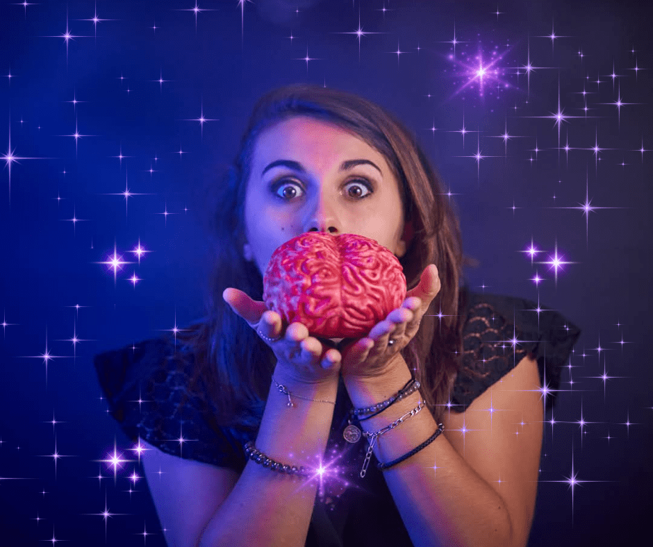 photo de sophie belvisi pour promouvoir son spectacle alzhei'mère