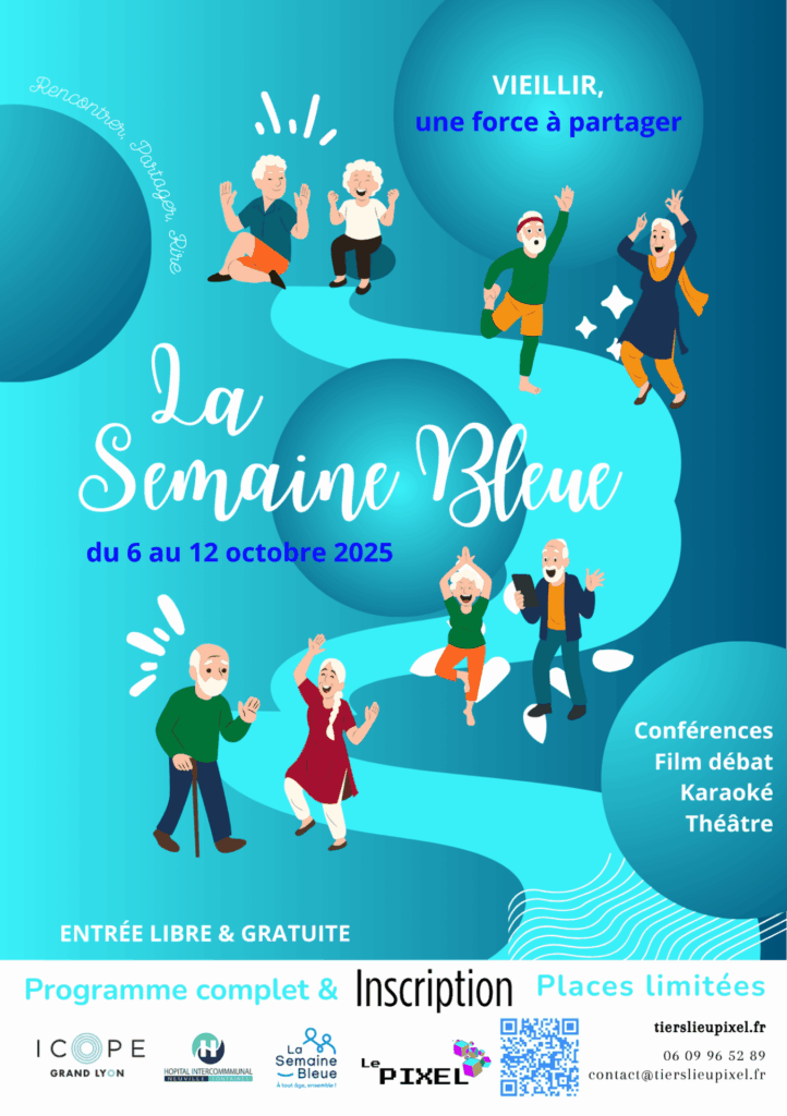 affiche semaine bleue 2025